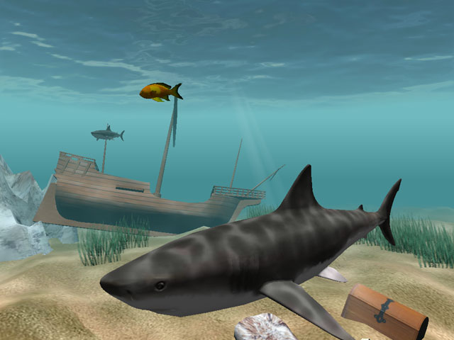 Windows 8 Shark Water World 3D Screensaver full